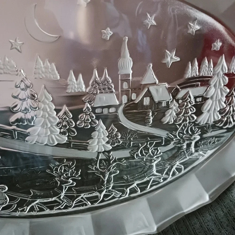 Mikasa christmas frosted
